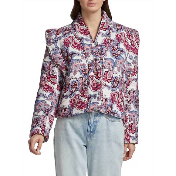 NEW MAGALI PASCAL dina jacket in pristine paisley light - Picture 1 of 4